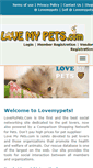Mobile Screenshot of lovemypets.com
